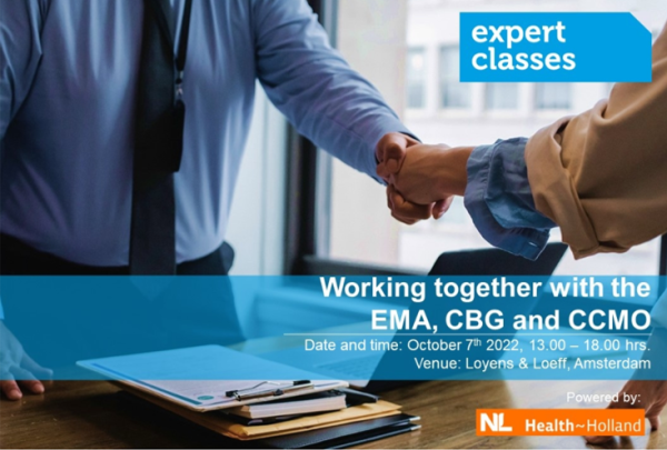 Expert Class - Regulatory Affairs: Working together with EMA, CBG and CCMO