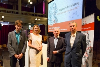 NWO Spinoza Prizes awarded to Eveline Crone, Albert Heck, Michel Orrit and Alexander van Oudenaarden