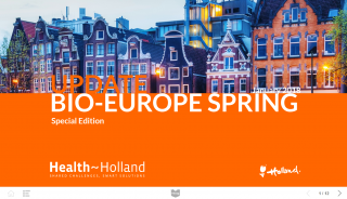 Read the special Health~Holland Update featuring the BIO-Europe Spring