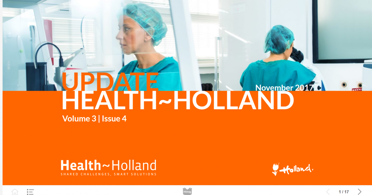 Health~Holland Update November 2017 | Health~Holland