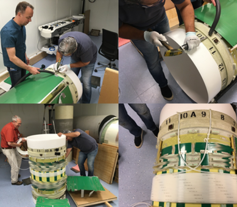 Technology to improve the reliability of PET images acquired with a PET/MRI scanner. 